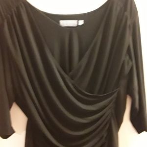 Slimming surplus style blouse